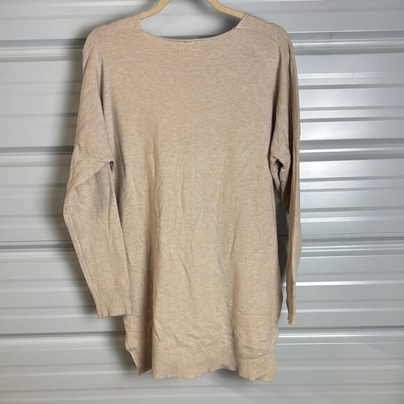Dreamers Tan Oversized Tunic Blouse - Picture 8 of 9